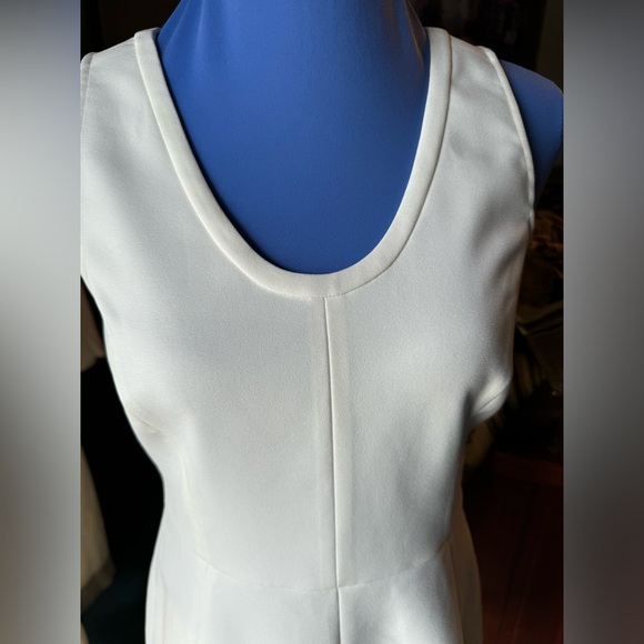 J Crew Ivory Scoop Neck Sleeveless Sheath Knee Length Dress Size 4 NWT - Picture 4 of 8